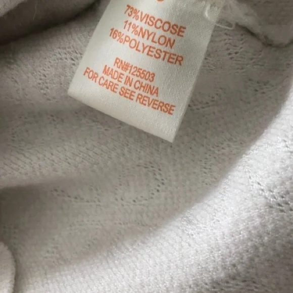 🍦Torn By Ronni Kobo Cream Celeste Textured Knit Skirt Sz XS - Picture 6 of 6